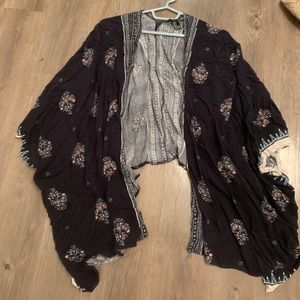 Print cardigan